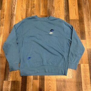 Nike Men's Teal Crewneck Sweater